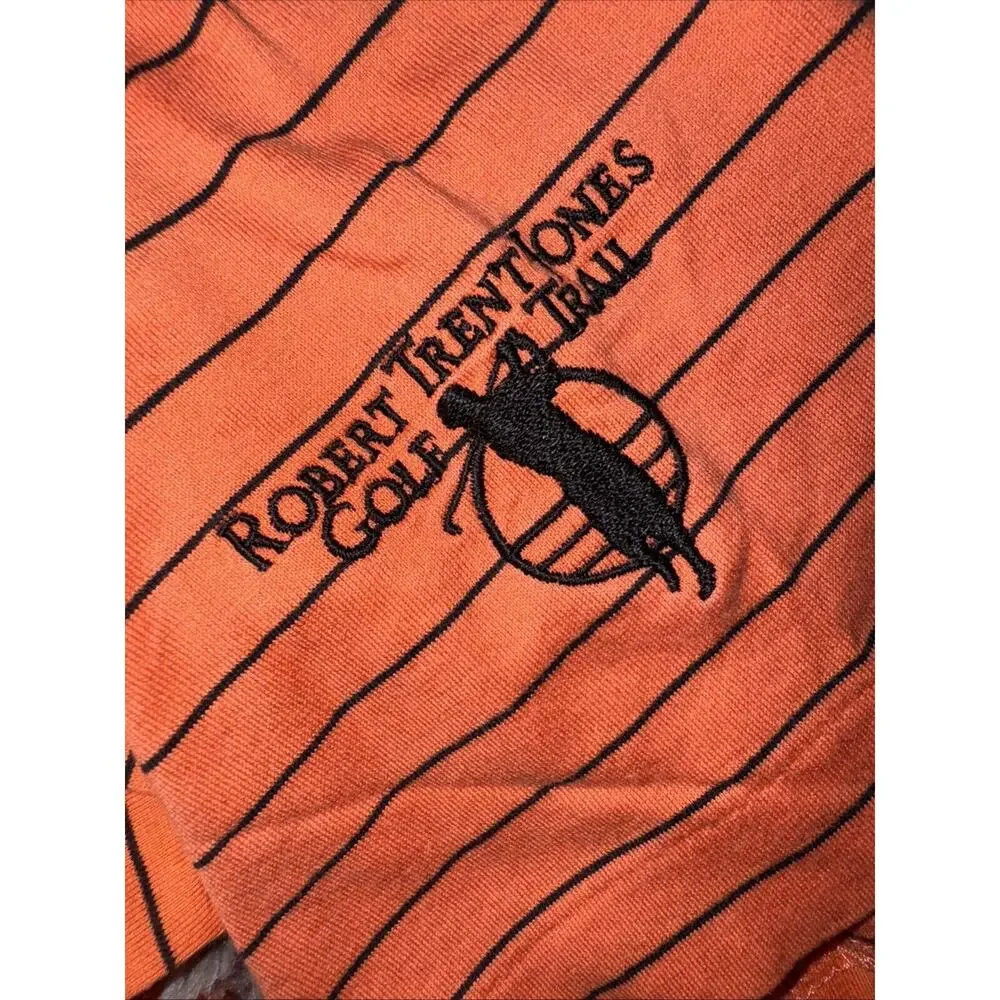Polo Ralph Lauren Golf Medium Men’s Orange Striped Polo W24